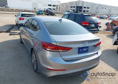 2017 Hyundai Elantra Limited z USA, uszkodzony, nr VIN 5NPD84LF3HH018847